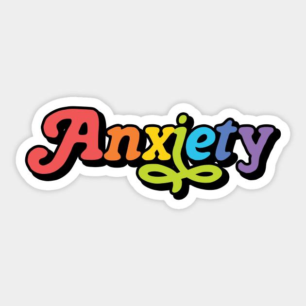 Anxiety Sticker by queenofhearts